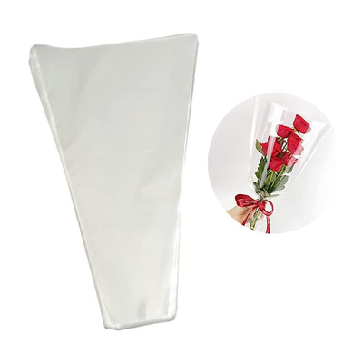 100 ПК цветут целлофан сумки рукавов букета прозрачный для цветка