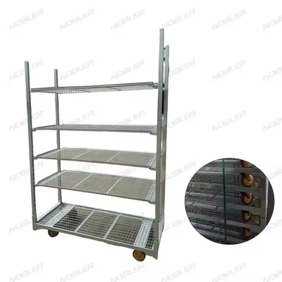 Ручка включена Датская тележка Быстрая и простая сборка Легко очищаемая Вместимость 50 кг